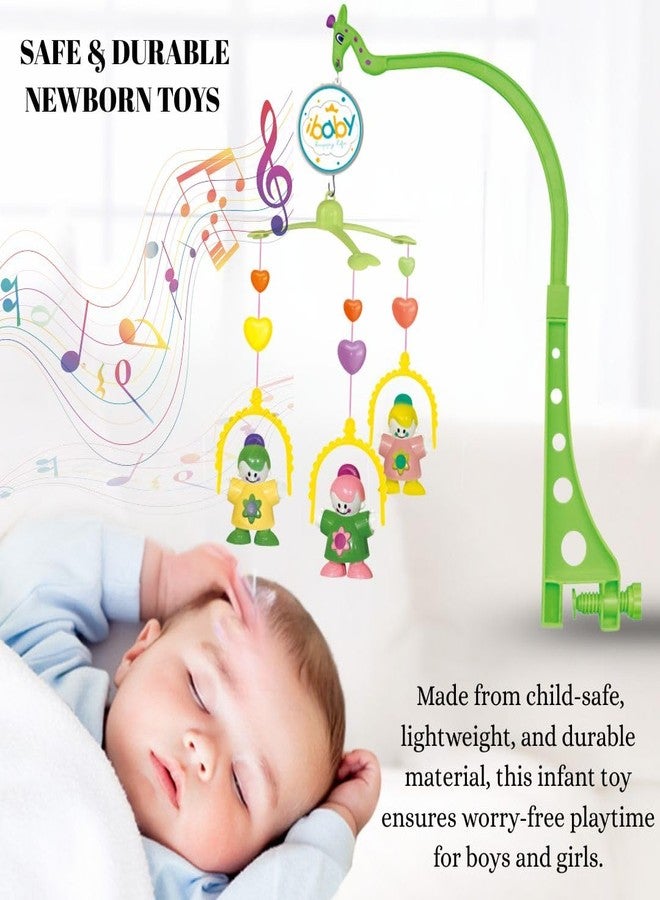 Mallexo ألعاب خشخيشة موسيقية من ماليكسو للأطفال حديثي الولادة من عمر 0 إلى 6 أشهر | لعبة معلقة على شكل مهد تعمل بالمفتاح | موسيقى هادئة للأطفال الرضع | ألعاب للأطفال، هدايا عيد ميلاد للأولاد والبنات (موبايل سرير) - Image 5